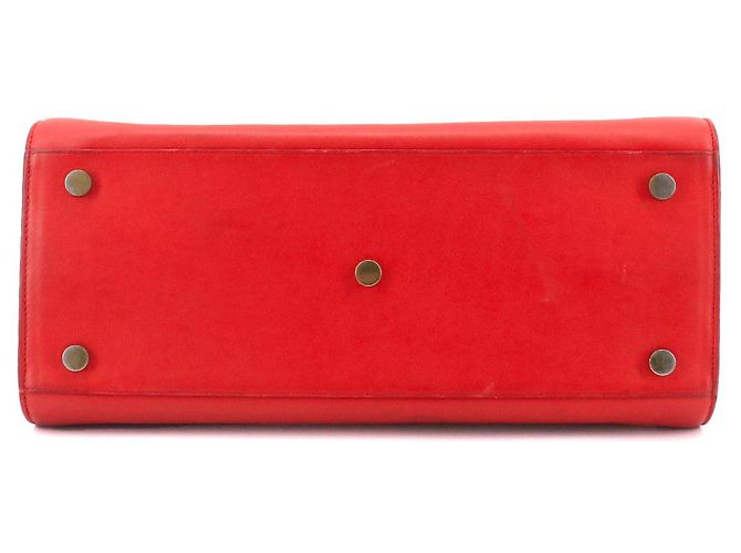 Jour SAINT LAURENT - Piccola borsa da giorno Saint Laurent in pelle rossa Rosso - vista 4
