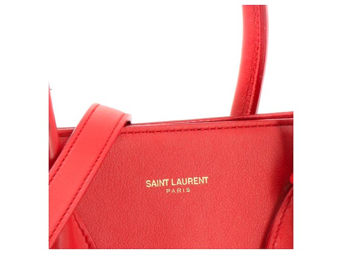 Jour SAINT LAURENT - Piccola borsa da giorno Saint Laurent in pelle rossa Rosso - vista 5