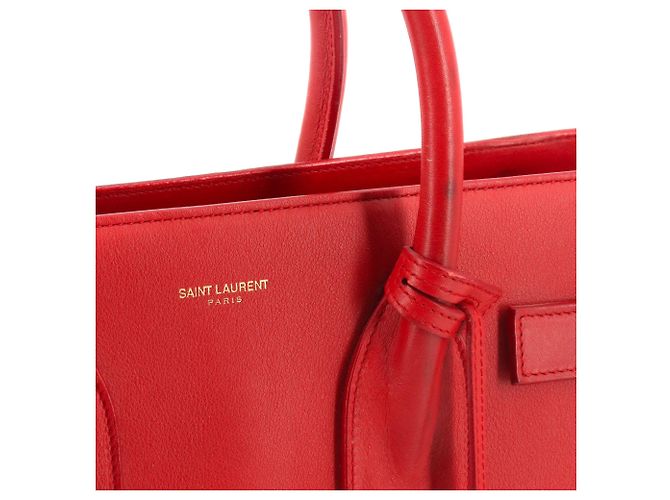 Jour SAINT LAURENT - Piccola borsa da giorno Saint Laurent in pelle rossa Rosso - vista 6