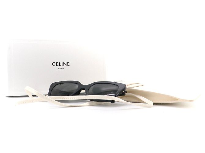 CELINE - Monochroms 03 Occhiali da sole Céline in acetato nero - vista 6