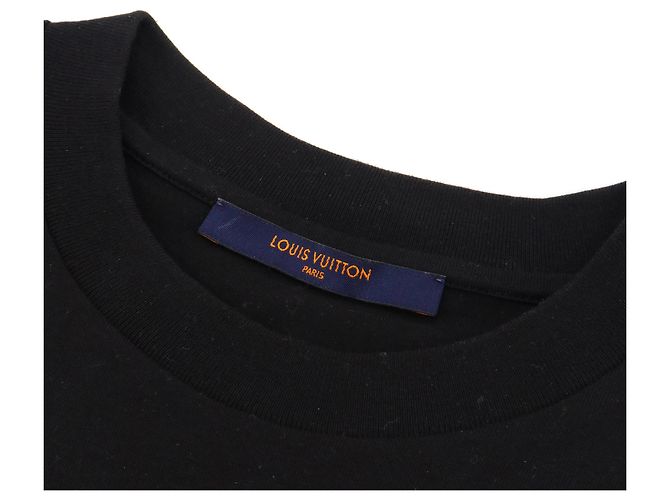 LOUIS VUITTON - T-shirt LV Louis Vuitton in cotone nero (M) - vista 2