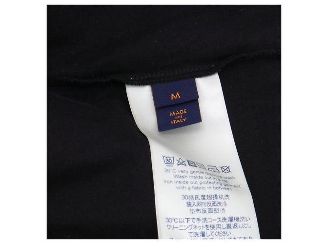 LOUIS VUITTON - T-shirt LV Louis Vuitton in cotone nero (M) - vista 3