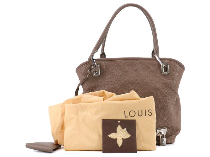 LOUIS VUITTON - Bolsa Louis Vuitton Antheia Lilia em couro marrom - vista 10
