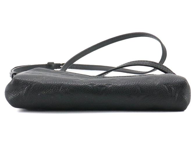LOUIS VUITTON - Borsa a spalla Pallas Louis Vuitton in pelle empreinte nera Nero - vista 4