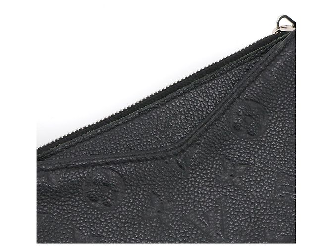 LOUIS VUITTON - Borsa a spalla Pallas Louis Vuitton in pelle empreinte nera Nero - vista 7