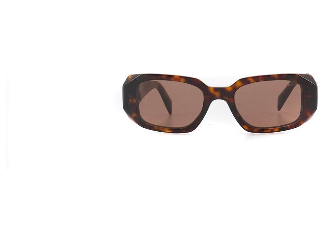 PRADA - Gafas de sol de plástico carey marrón Prada - vista 2