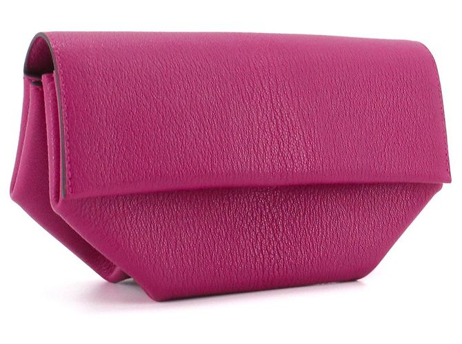 HERMÈS - Bolsa Opli de Hermès en piel de cabra púrpura-rosa - vista 2