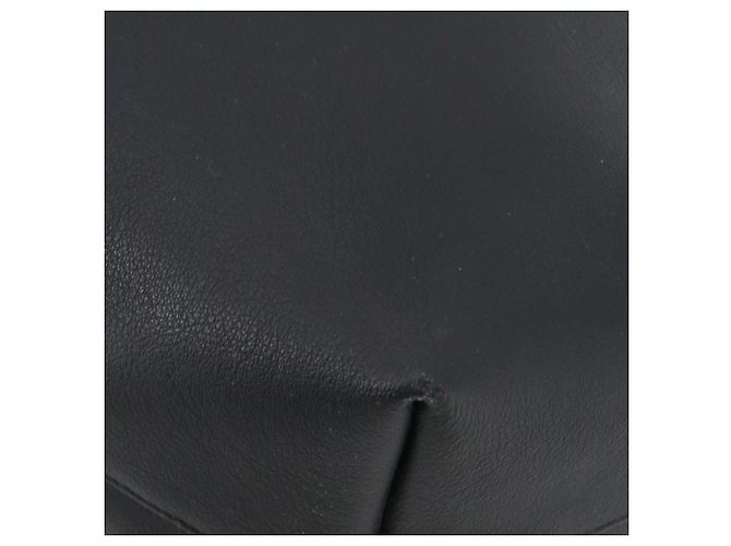 SAINT LAURENT - Borsa da shopping E/W Saint Laurent in pelle nera grana Nero - vista 7
