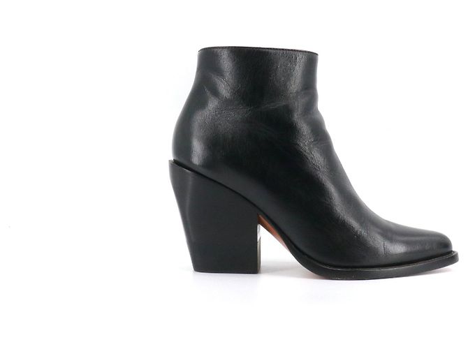 CHLOÉ - Stivaletti Chloé Rylee in pelle nera (Taglia 37,5) Nero - vista 2