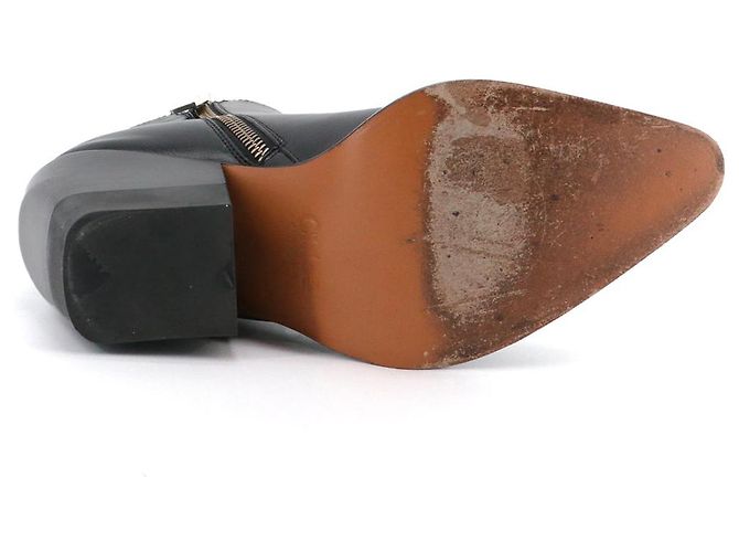 CHLOÉ - Stivaletti Chloé Rylee in pelle nera (Taglia 37,5) Nero - vista 3