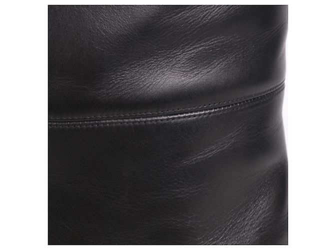 HERMÈS - Hermès New Jersey Stiefel aus schwarzem Leder (Größe 37) - Ansicht 3