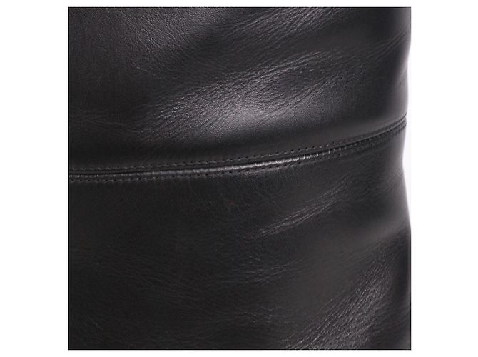 HERMÈS - Hermès New Jersey Stiefel aus schwarzem Leder (Größe 37) - Ansicht 4