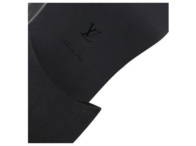 LOUIS VUITTON - Mocassino Louis Vuitton Academy in pelle nera (Taglia 36) Nero - vista 8