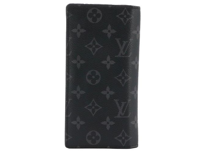 LOUIS VUITTON - Louis Vuitton Brazza wallet in eclipse monogram canvas Black - view 2