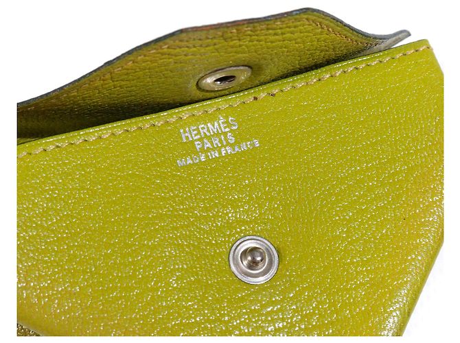 HERMÈS - Borsa Hermès in pelle grana verde - vista 7