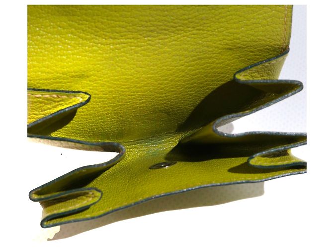HERMÈS - Borsa Hermès in pelle grana verde - vista 8