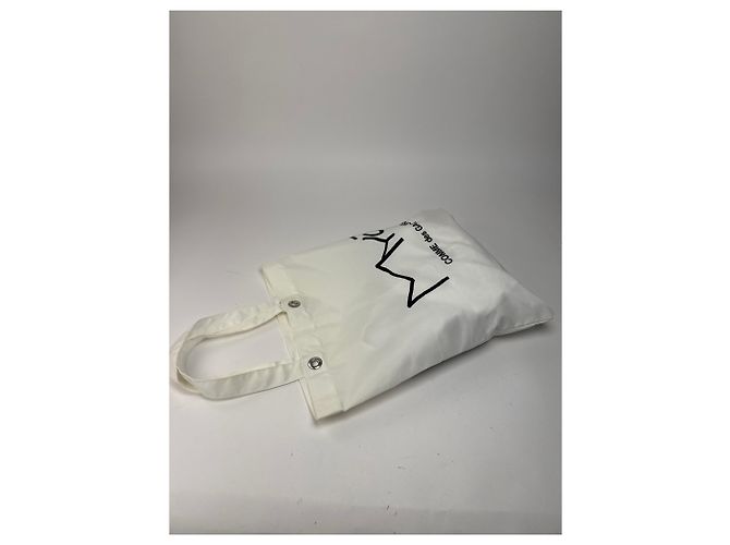 Comme Des Garcons Vintage Comme Des Garçons Polyester Tragetasche weiß schwarz - Ansicht 10