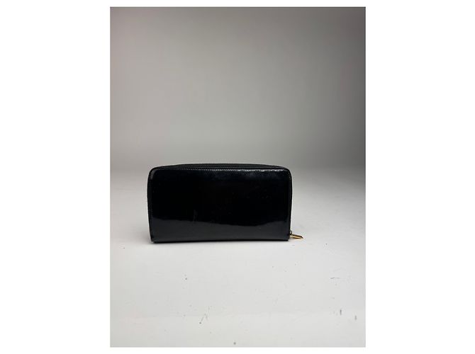 Céline Vintage Celine Paris Patent Leather Wallet black - view 2