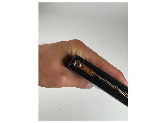 Céline Vintage Celine Paris Patent Leather Wallet black - view 4