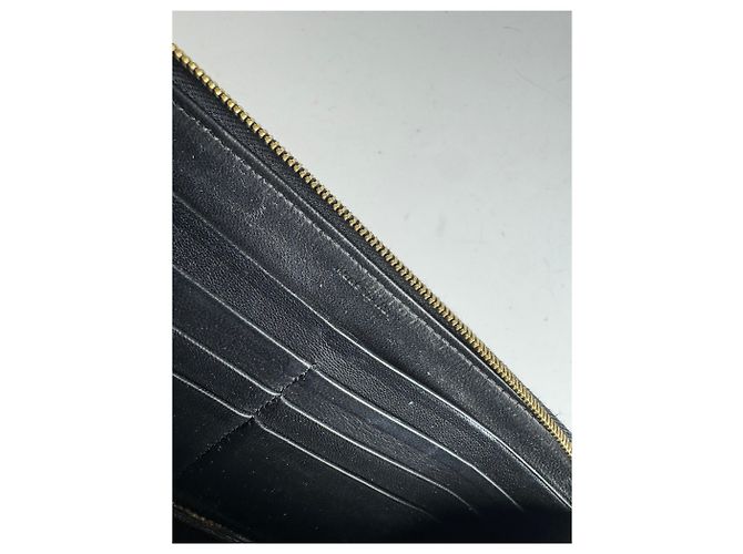 Céline Vintage Celine Paris Patent Leather Wallet black - view 9