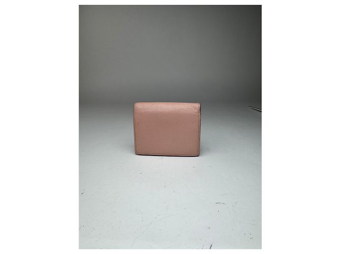 Vintage Miu Miu Leather wallet pink - view 12