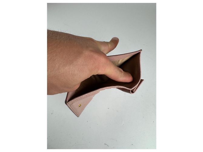 Vintage Miu Miu Leather wallet pink - view 6