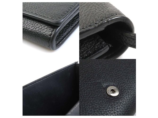Everyday Pochette in pelle nera Balenciaga Nero - vista 3