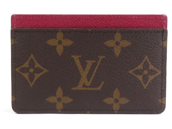 Monogramm Kartenetui Louis Vuitton Fuschia - Ansicht 2