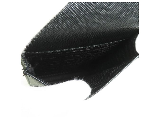 Borsa a spalla in pelle Prada con pochette per smartphone Nero - vista 4