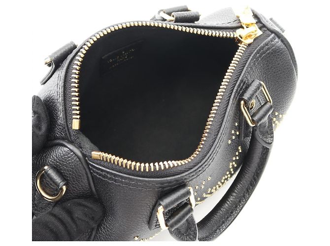 Borsa a mano Nano Speedy Studded Louis Vuitton Nero - vista 3