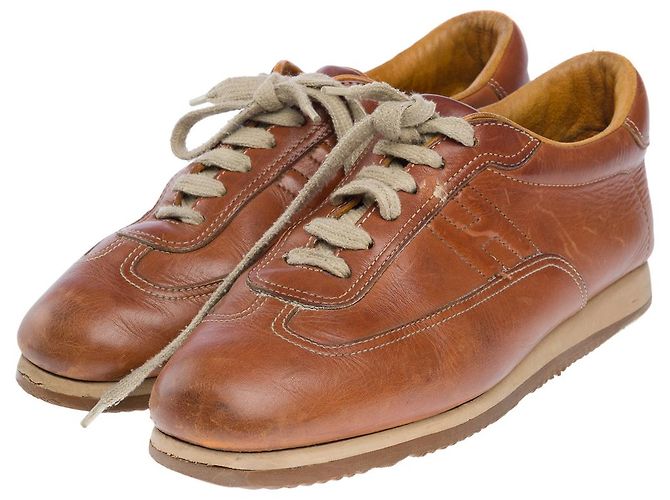 Hermès HERMES Braune Lederschuhe - 102214 - Ansicht 2
