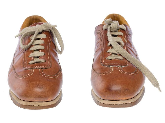 Hermès HERMES Braune Lederschuhe - 102214 - Ansicht 3