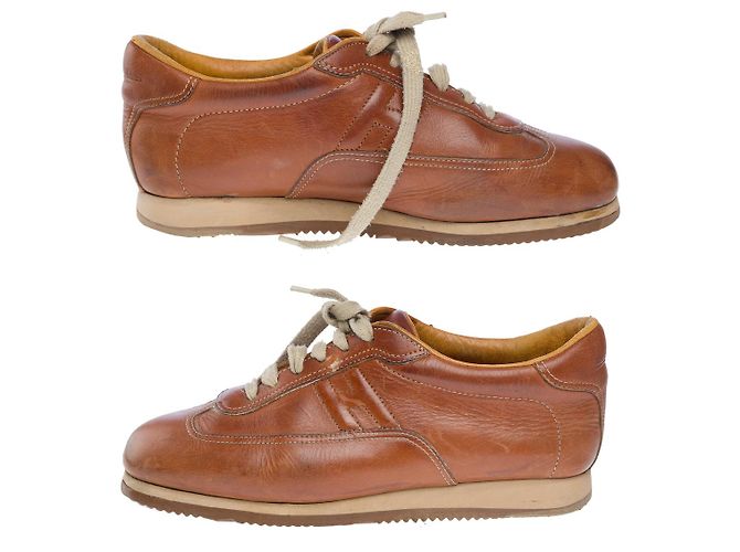 Hermès HERMES Braune Lederschuhe - 102214 - Ansicht 5