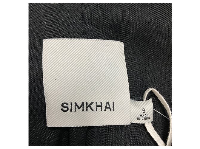 Jonathan Simkhai Simkhai Macadamia Python Afia Single Breasted Blazer - view 4