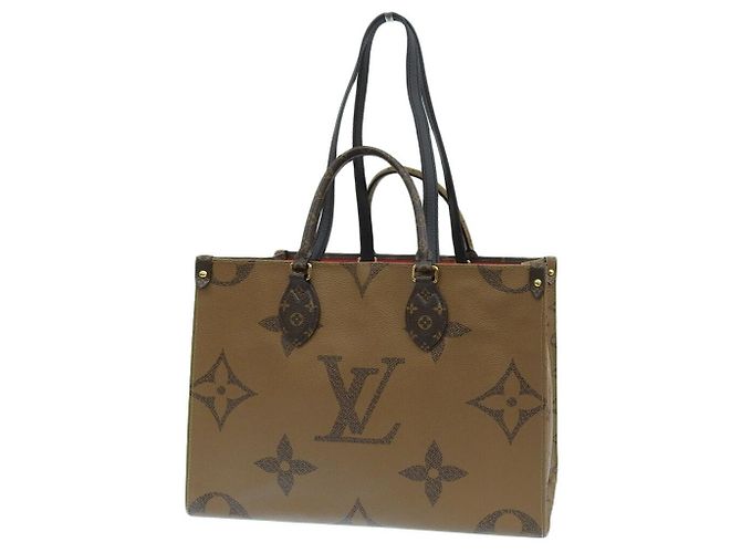 Borsa OnTheGo MM Monogramma Gigante Louis Vuitton Marrone - vista 2