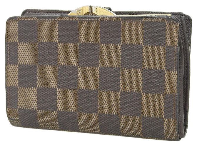 Billetera Bifold Damier Louis Vuitton N61664 Castaño - vista 2