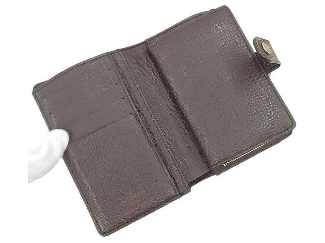 Billetera Bifold Damier Louis Vuitton N61664 Castaño - vista 9