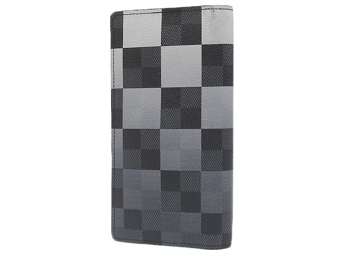 Billetera Louis Vuitton Damier Graphite N40415 Gris - vista 2
