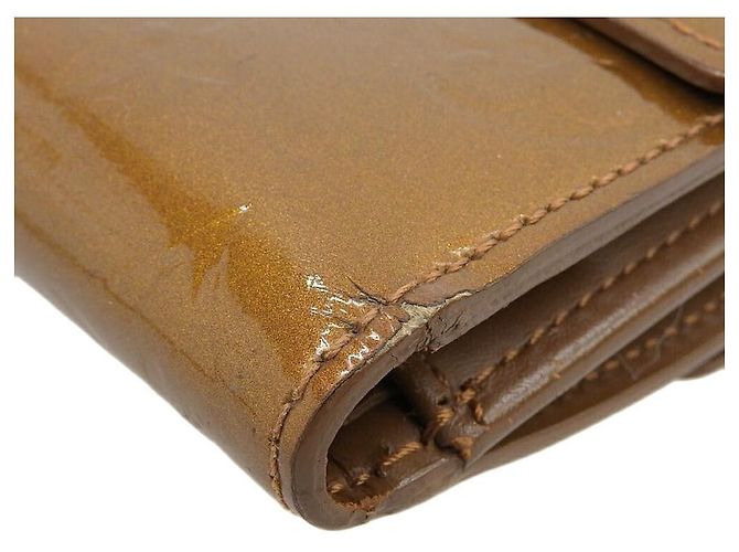 Cartera Vernis Louis Vuitton M91170 Bronce - vista 3