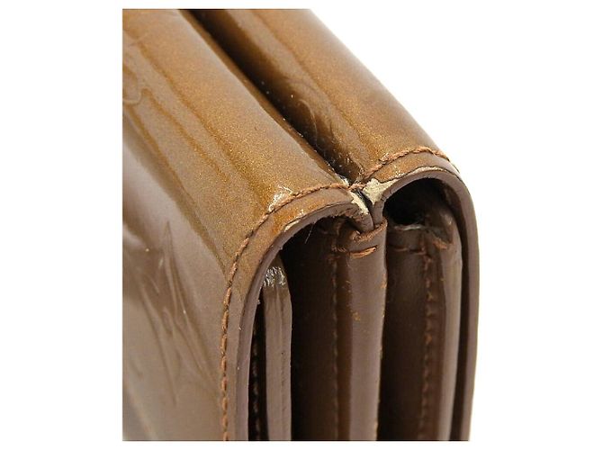 Cartera Vernis Louis Vuitton M91170 Bronce - vista 4
