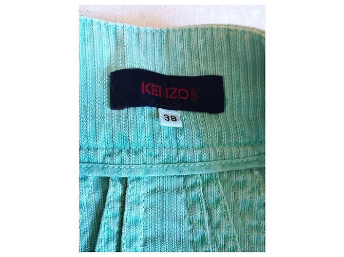 FALDA KENZO MENTA T 38 Verde claro - vista 13
