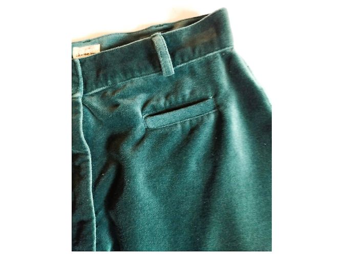 CALVIN KLEIN ROCK ROCK TRENDY PANNE VELVET SMARAGD M 28 ODER T 34 Grün - Ansicht 12