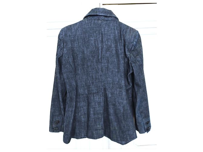KENZO VESTE JACKE BASIC TRENDY DENIM T 42/44 Blau - Ansicht 3