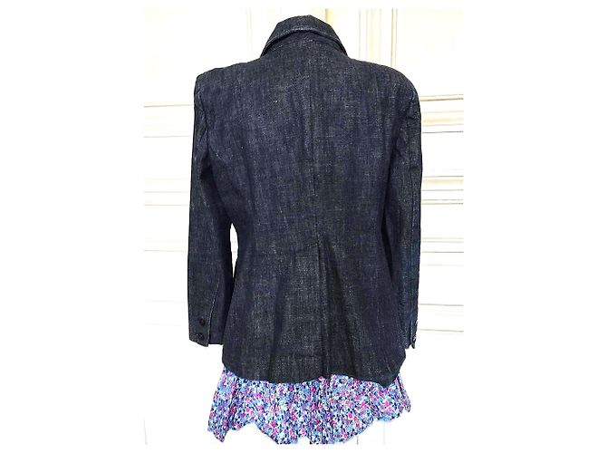 KENZO VESTE JACKE BASIC TRENDY DENIM T 42/44 Blau - Ansicht 5