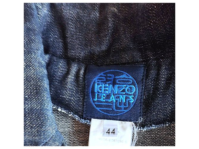 KENZO VESTE JACKE BASIC TRENDY DENIM T 42/44 Blau - Ansicht 10