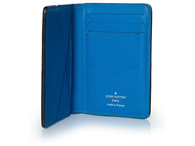 Organizzatore Taiga Louis Vuitton in nero e blu - vista 3