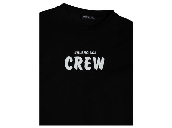 Balenciaga, Camiseta Crew 2020 Negro - vista 5