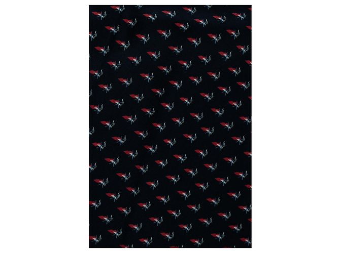 Camisa con estampado de corazón y labios humeantes Saint Laurent 2017 Negro - vista 5