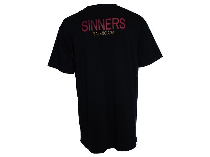 Camiseta Sinners de Balenciaga Negro - vista 2