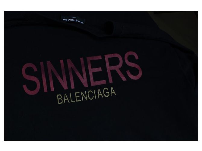 Camiseta Sinners de Balenciaga Negro - vista 6
